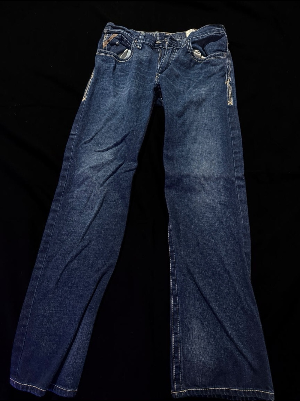 Ariat Men's Bootcut Jeans in Indigo Blue